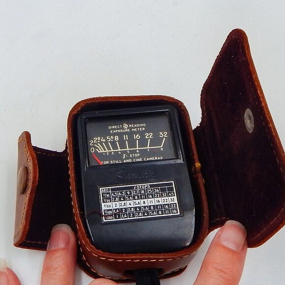 Gossen Lunasix Light Meter 58828 W Germany W Leather Case Untested - Picture 1 of 11